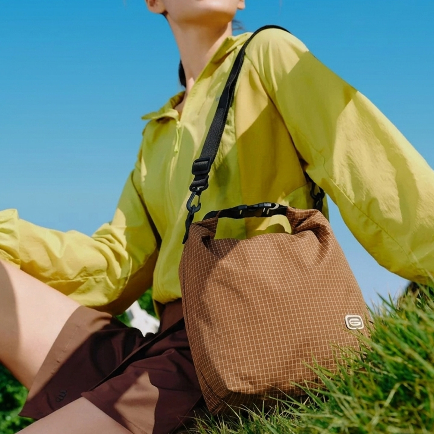 Dyneema Mesh Shoulder Bag Water-Repellent Tear-Resistant | Light Multi-Purpose Crossbody Tote for Travel Gym Shopping - 图片 3