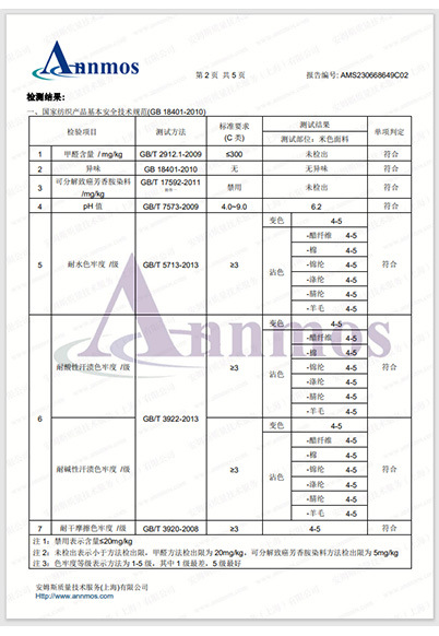 产品检测证书 4